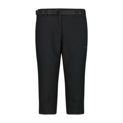 Spodnie damskie CMP Capri. Czarne spodnie sportowe damskie CMP, xs, z elastanu, trekkingowe. Za 119.00 zł.