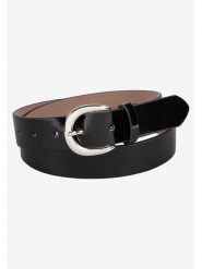 More & More Skórzany pasek w kolorze czarnym rozmiar: 95. Czarne paski damskie MORE & MORE, bez wzorów, z materiału. Za 130.81 zł.