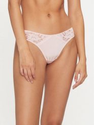 Hunkemöller Stringi Andrea 205413 Różowy. Czerwone stringi damskie Hunkemöller, xl, bez wzorów, z syntetyku. Za 39.99 zł.