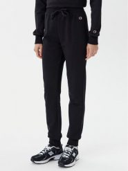 Champion Spodnie dresowe 118101 Czarny Slim Fit. Czarne spodnie dresowe damskie CHAMPION, xs, bez wzorów, z bawełny. Za 109.99 zł.