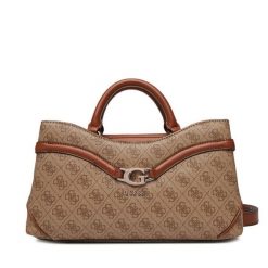 Torebka Guess. Brązowe torebki klasyczne damskie Guess, z aplikacjami, bez dodatków. Za 489.99 zł.
