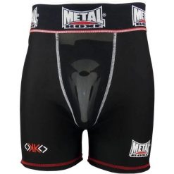 Szorty do boksu Extra Cup Metal Boxe oko. Czarne szorty męskie METAL BOXE, z lycry, bez kołnierzyka. Za 185.00 zł.
