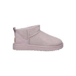 UGG Classic Ultra Mini Boot Pale Smoke. Czerwone kalosze damskie Ugg, bez wzorów. Za 788.44 zł.