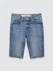 Szorty damskie jeansowe niebieskie Shira 469. Niebieskie szorty damskie Big Star, bez wzorów, z bawełny, klasyczne, z podwyższonym stanem. Za 159.99 zł.