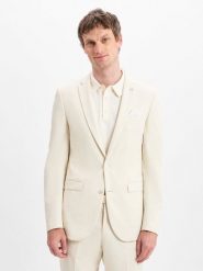 Finshley & Harding London kurtka modułowa - Brixdon Mężczyźni Slim Fit biały, 94. Białe kurtki męskie Finshley & Harding London, m, bez wzorów, z syntetyku, eleganckie, bez kaptura. Za 449.95 zł.