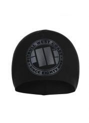 Czapka męska Pitbull Small Logo. Czarne czapki męskie PITBULL, bez wzorów, z bawełny, sportowe. Za 49.00 zł.