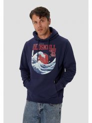 OLDSKULL Bluza w kolorze granatowym rozmiar: XL. Niebieskie bluzy z kapturem męskie OLDSKULL, xl, z bawełny. Za 140.53 zł.