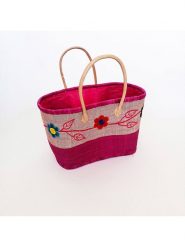 Le Comptoir de la Plage Torba plażowa "Namakia" w kolorze beżowo-różowym - 48 x 30 x 20 cm rozmiar: onesize. Brązowe torebki klasyczne damskie Le Comptoir de la Plage, bez wzorów, z materiału, bez dodatków. Za 82.99 zł.