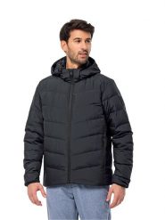 Jack Wolfskin Kurtka puchowa "Colonius" w kolorze czarnym rozmiar: S. Czarne kurtki męskie Jack Wolfskin, na zimę, s, bez wzorów, z puchu, bez kaptura. Za 549.06 zł.