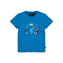 Koszulka Dziecięca LEGO Tano 210 Niebieska. Niebieskie koszulki dziewczęce LEGO, bez wzorów, z bawełny, bez ramiączek. Za 54.99 zł.