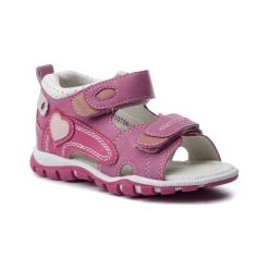 Sandały NELLI BLU CM170706-28G. Czerwone sandały dziewczęce Nelli Blu, bez zapięcia. Za 59.99 zł.