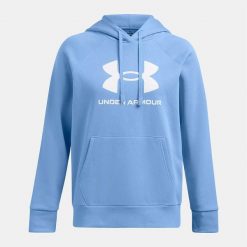 Bluza damska Under Armour Rival Fleece Big Logo Hoody. Czerwone bluzy bez kaptura damskie Under Armour, xs. Za 175.99 zł.