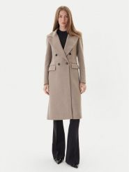 Maryley Płaszcz przejściowy 25IB807/01SS Beżowy Regular Fit. Brązowe płaszcze damskie Maryley, m, bez wzorów, z syntetyku. Za 1,049.00 zł.