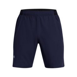 Spodenki Męskie Treningowe Under Armour Vanish Woven Shorts. Niebieskie szorty sportowe męskie Under Armour, m, z materiału, na fitness i siłownię. Za 109.00 zł.