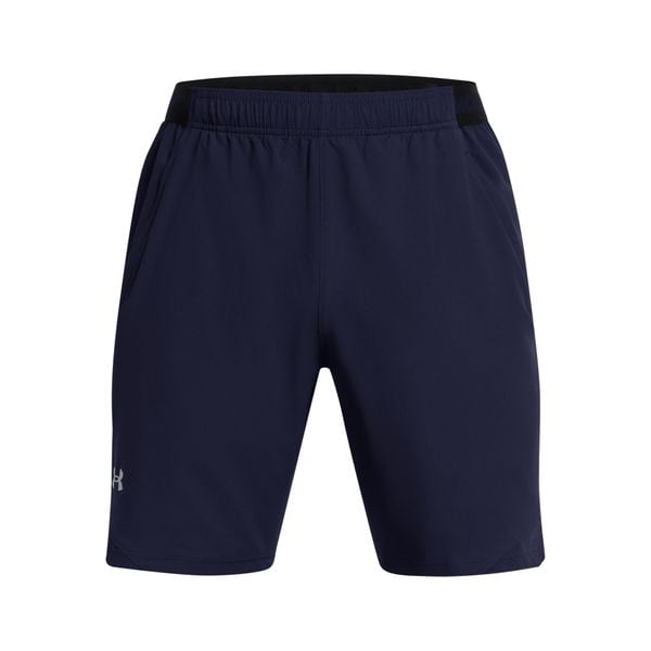 Spodenki Męskie Treningowe Under Armour Vanish Woven Shorts. Niebieskie szorty sportowe męskie Under Armour, m, z materiału, na fitness i siłownię. Za 109.00 zł.