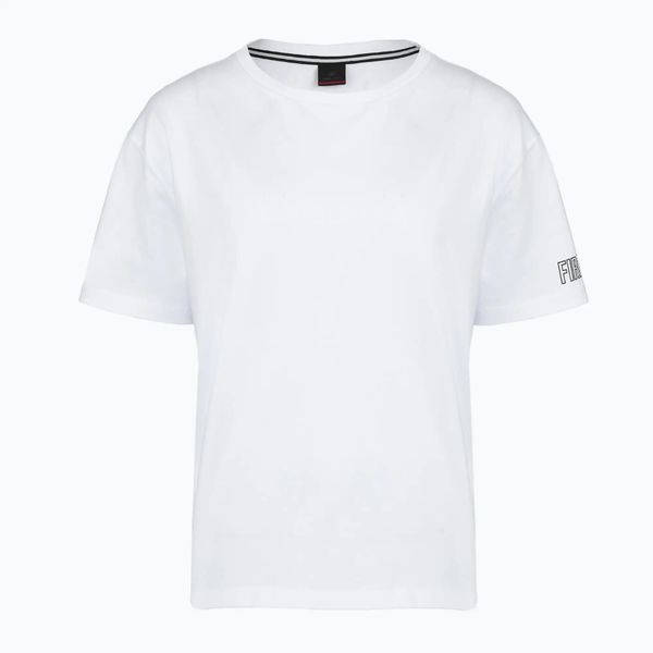Koszulka damska BOGNER FIRE+ICE Cara. Białe t-shirty damskie l, bez wzorów, z bawełny, bez kołnierzyka. Za 339.99 zł.