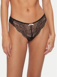 Gossard Stringi Superboost Lace 7716 Czarny. Czarne stringi damskie Gossard, s, bez wzorów, z syntetyku. Za 59.99 zł.