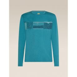 ICEBREAKER Koszulka męska Merino 200 Oasis LS Crewe Elevation Lin Topaz-XL. Niebieskie bielizna termoaktywna męska Icebreaker, m, bez wzorów, z wełny. Za 414.30 zł.