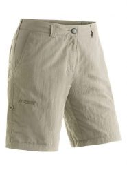 Maier Sports Szorty funkcyjne "Nidda" w kolorze beżowym rozmiar: 42. Brązowe spodenki sportowe damskie Maier Sports, z materiału, outdoorowe. Za 100.28 zł.