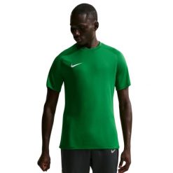 Koszulka męska NIke Dri-Fit Park VIII. Zielone t-shirty sportowe męskie Nike, m, z materiału, bez ramiączek, na fitness i siłownię, dri-fit (nike). Za 66.99 zł.