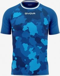 T-shirt męski Givova Army Azzurro-Turchese Blue. Niebieskie t-shirty męskie Givova, m, bez wzorów, z materiału, bez kołnierzyka. Za 75.66 zł.