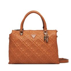 Torebka Guess. Brązowe torebki klasyczne damskie Guess, z aplikacjami, bez dodatków. Za 349.99 zł.