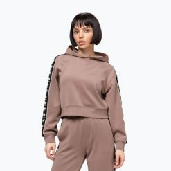 Bluza damska Pitbull Verona Hooded Oversize. Brązowe bluzy z kapturem damskie PITBULL, m, z elastanu. Za 209.99 zł.
