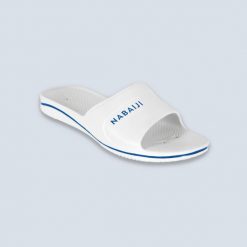 Klapki basenowe męskie Nabaiji 100 Plus. Białe klapki i japonki męskie NABAIJI. Za 59.99 zł.
