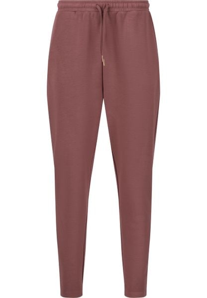 Damskie spodnie dresowe Athlecia Jacey V2. Brązowe spodnie sportowe damskie Athlecia, z dresówki, na fitness i siłownię. Za 191.50 zł.