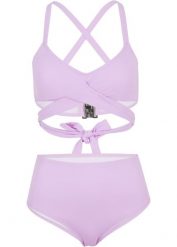 Bikini bustier (2 części). Czarne bikini damskie bonprix, bez wzorów. Za 114.99 zł.