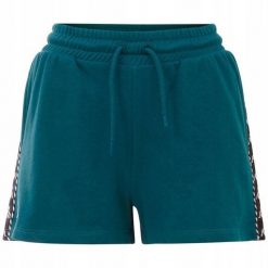 Spodenki Damskie Irisha. Niebieskie szorty damskie Kappa, bez wzorów, z bawełny. Za 130.99 zł.