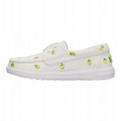 HeyDude Damskie Mokasyny Wendy CRU Embroidered. Białe mokasyny damskie Hey dude, z materiału. Za 299.00 zł.