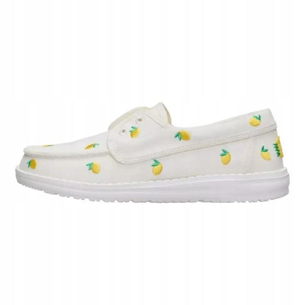 HeyDude Damskie Mokasyny Wendy CRU Embroidered. Białe mokasyny damskie Hey dude, z materiału. Za 329.00 zł.