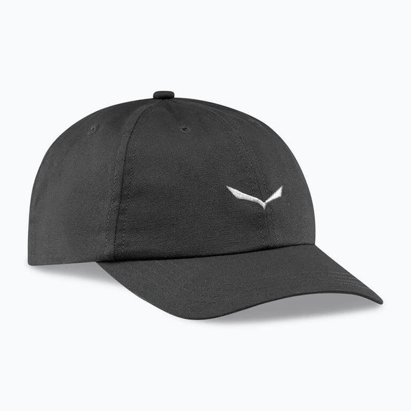 Czapka z daszkiem z logo Salewa Eagle. Czarne czapki męskie Salewa, bez wzorów, z bawełny. Za 179.00 zł.