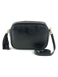 Marlon Skórzana torebka "Novo" w kolorze czarnym - 24 x 18 x 8 cm rozmiar: onesize. Czarne torebki klasyczne damskie Marlon, z aplikacjami, z materiału, bez dodatków. Za 239.86 zł.