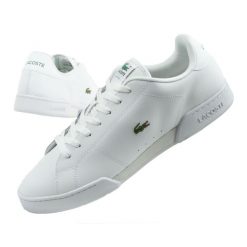 Buty sportowe męskie Lacoste Carnaby Cup 125 2. Białe buty sportowe na co dzień męskie Lacoste, ze skóry, bez zapięcia. Za 389.99 zł.
