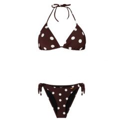Damski 2-częściowy trójkątny kostium kąpielowy Protest Olea. Brązowe bikini damskie Protest, bez wzorów. Za 237.00 zł.