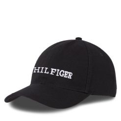 Czapka z daszkiem Tommy Hilfiger. Czarne czapki męskie Tommy Hilfiger, bez wzorów. Za 109.99 zł.