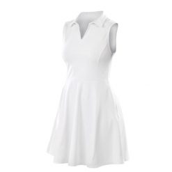 Sukienka sportowa damska Spiro. Białe sukienki damskie SPIRO, xs, bez wzorów, sportowe, bez kołnierzyka, bez ramiączek, sportowe. Za 204.00 zł.