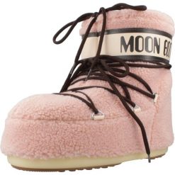 MOON BOOT MB ICON LOW FLEECE Rose. Czerwone obuwie trekkingowe damskie Moon Boot. Za 1,228.99 zł.