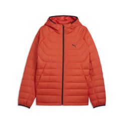 Męska kurtka puchowa PACKLITE z kapturem PUMA. Czerwone kurtki męskie Puma, m, bez wzorów, z materiału, klasyczne, z kapturem. Za 599.00 zł.