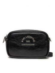 KARL LAGERFELD Torebka 245W3096 Czarny. Czarne listonoszki damskie Karl Lagerfeld, bez wzorów, ze skóry, bez dodatków. Za 439.99 zł.