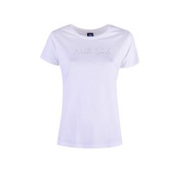 T-shirt fitness damski. Niebieskie t-shirty damskie North Sails, s, bez wzorów, z bawełny, bez kołnierzyka. Za 124.00 zł.