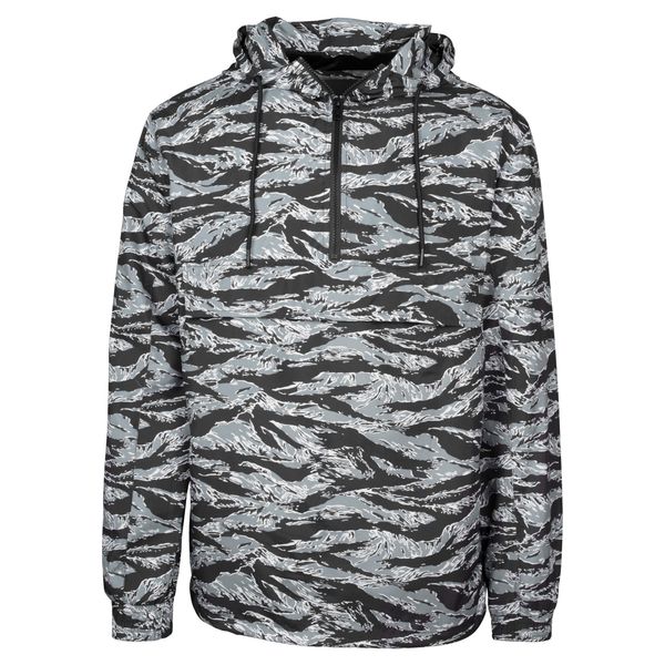 Parka Urban Classic tiger pull over. Czarne parki męskie Urban Classics, na zimę, m, bez wzorów. Za 267.50 zł.