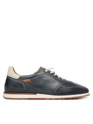 Pikolinos Półbuty Denia W0A-6842C3 Granatowy. Niebieskie półbuty damskie Pikolinos, bez wzorów, ze skóry, bez obcasa, na płaskiej podeszwie. Za 639.99 zł.