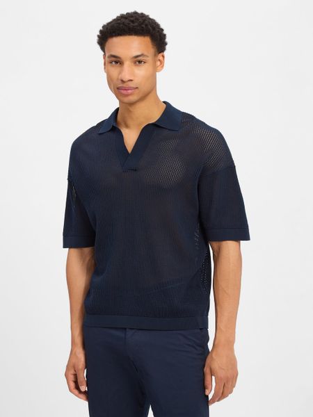 Drykorn koszulka polo - Laurenzzo Mężczyźni Bawełna niebieski, M. Niebieskie koszulki polo męskie Drykorn, m, bez wzorów, z bawełny, bez ramiączek. Za 329.95 zł.