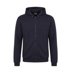 Bluza EA7 Emporio Armani z kapturem. Niebieskie bluzy z kapturem męskie EA7, m, z elastanu. Za 680.55 zł.