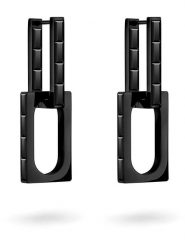 Liebeskind Kolczyki z cyrkoniami rozmiar: onesize. Czarne kolczyki damskie Liebeskind, z cyrkonią, ze stali. Za 217.99 zł.