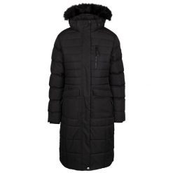 Kurtka Ocieplana Damska Sasha. Czarne kurtki damskie Trespass, l, z kapturem. Za 360.99 zł.