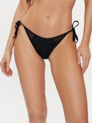 Calvin Klein Swimwear Dół od bikini KW0KW02328 Czarny. Czarne bikini damskie Calvin Klein Swimwear, bez wzorów. Za 199.99 zł.